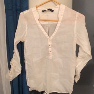 White Zara blouse